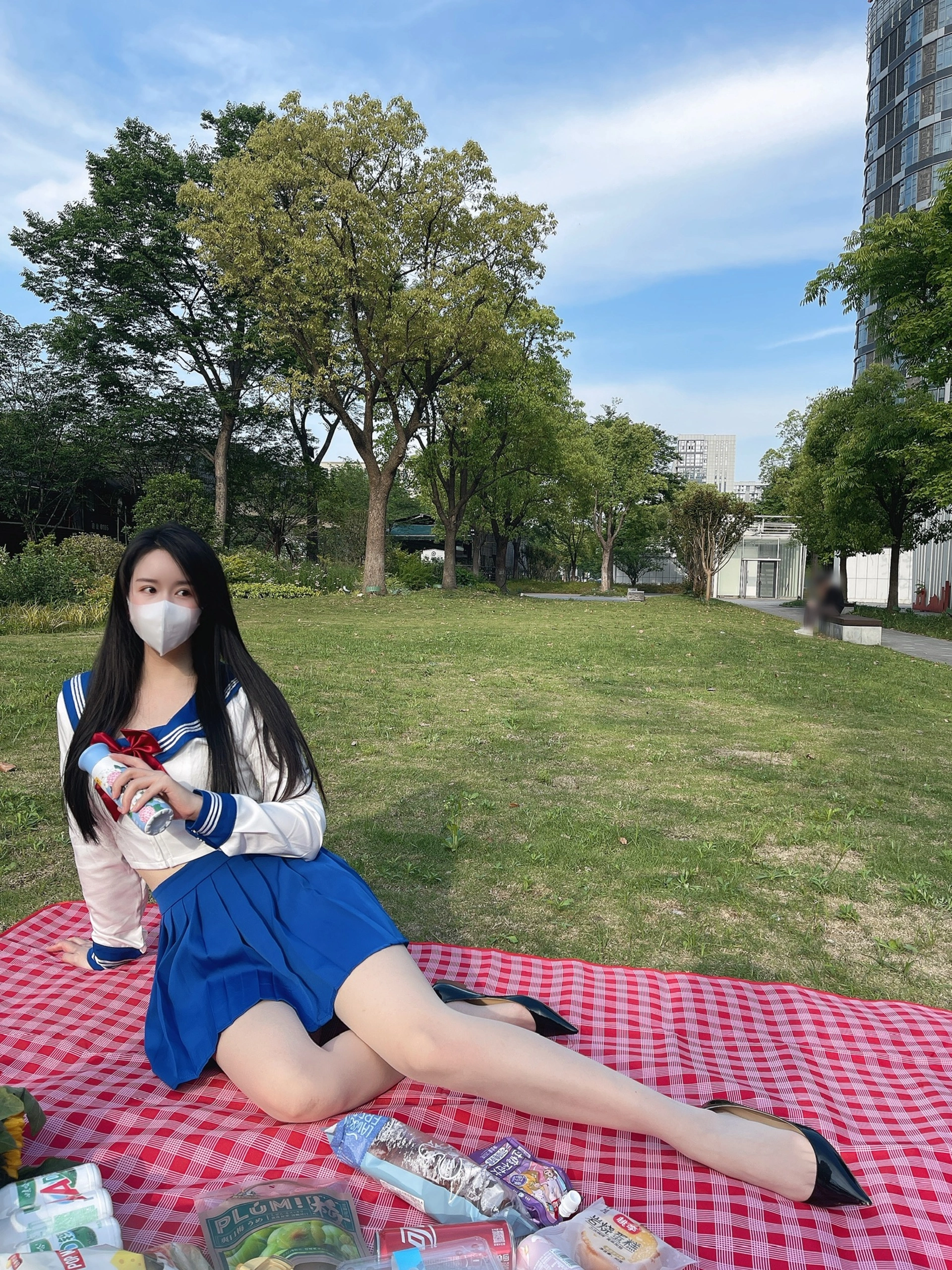 软妹小九九[July芝岚] - NO.002 户外野餐 0